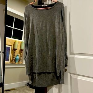 DKNY multi layered to layer tunic, top or dress
